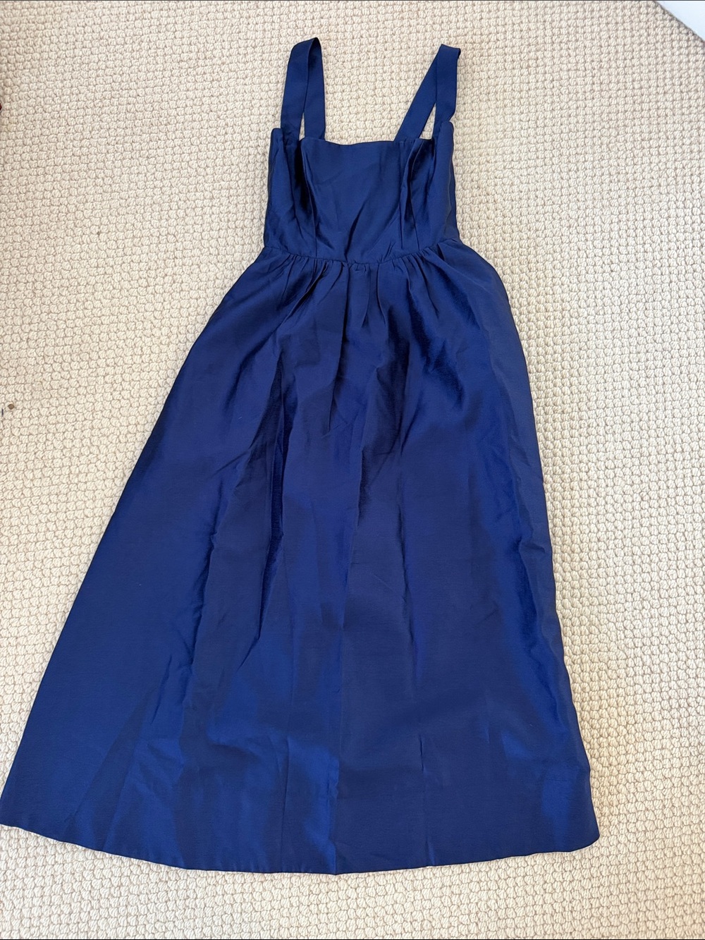 Tuckernuck Deep Navy Taffeta Dress